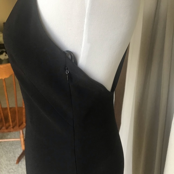 Elie Tahari Racerback Maxi Dress Black Formal - Picture 10 of 13